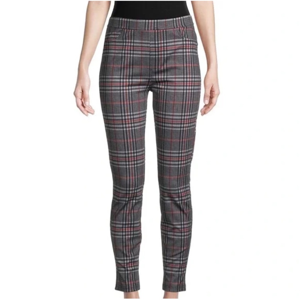 EUC SANCTUARY Skinny Pull On Preppy Plaid Legging Pants